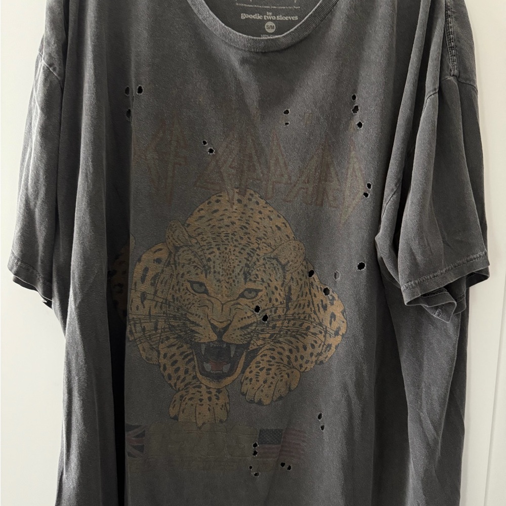 Def Leppard Oversized Tee